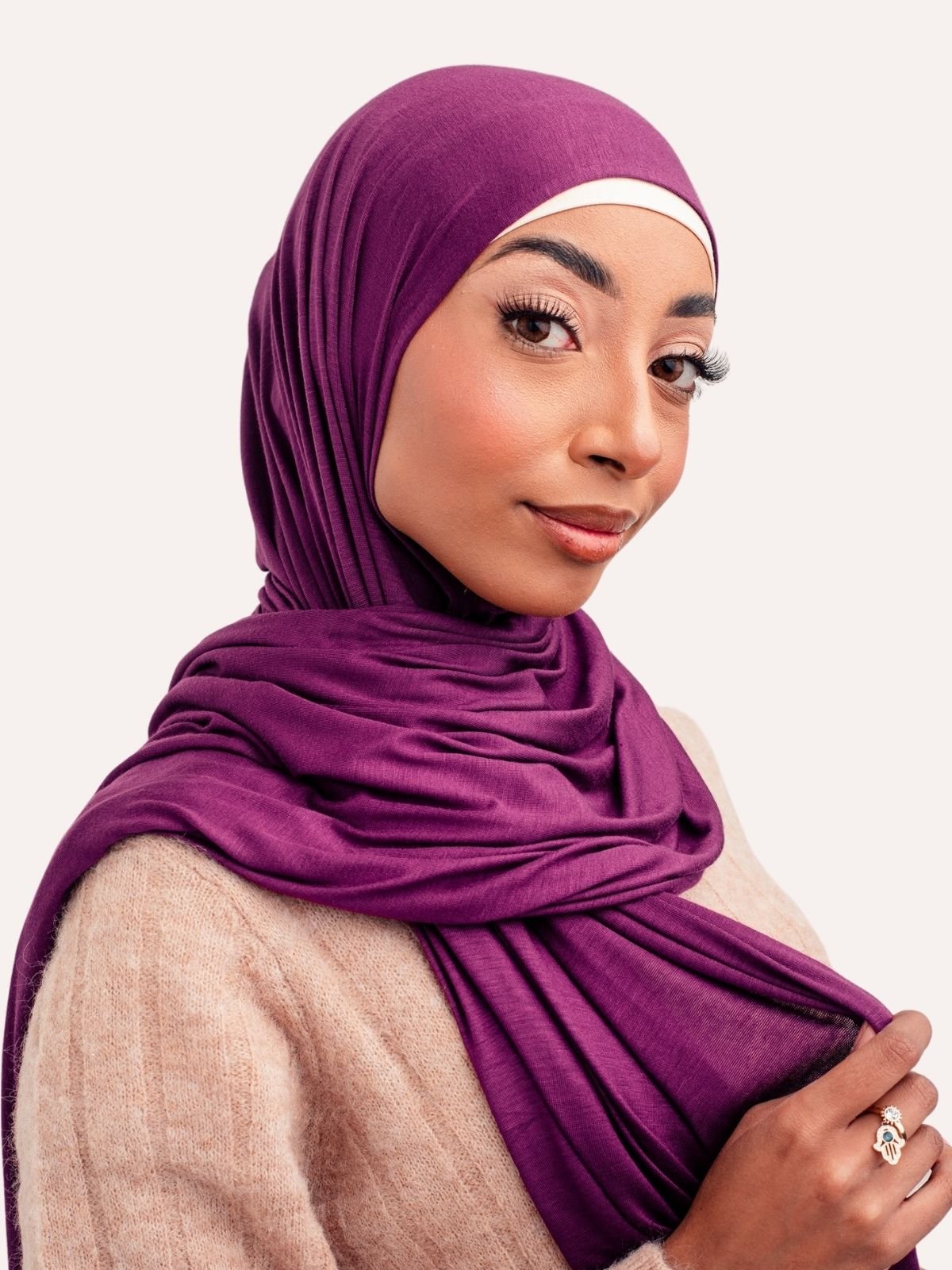 Luxe Jersey Hijab - Burnt Rose