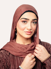 Bamboo Modal Hijab - Bronzite