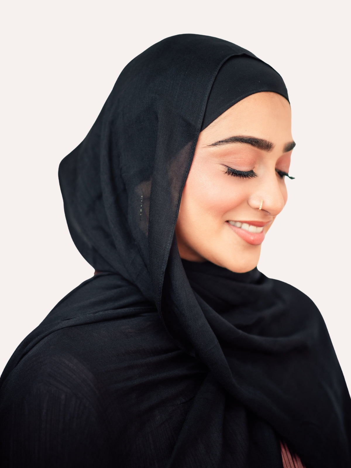 Bamboo Modal Hijab - Onyx