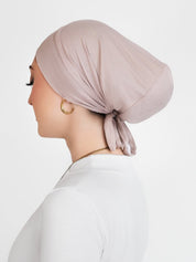 Bamboo Clip - On Hijab Undercap Nude - LuxHijabs