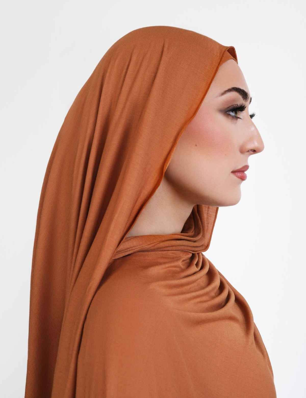 Bamboo Jersey Hijab - Copper - LuxHijabs