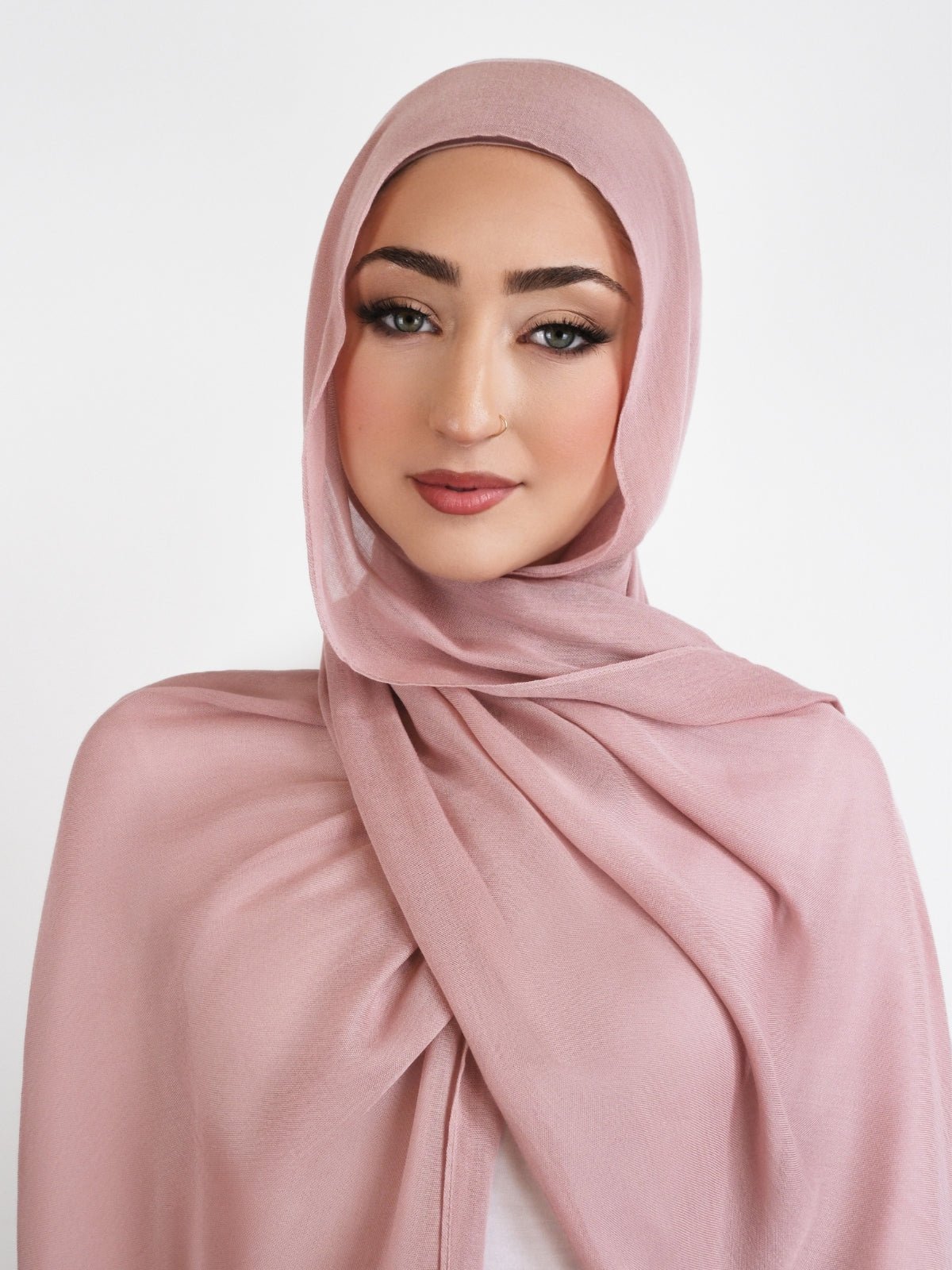 Bamboo Modal Hijab - Amber - LuxHijabs