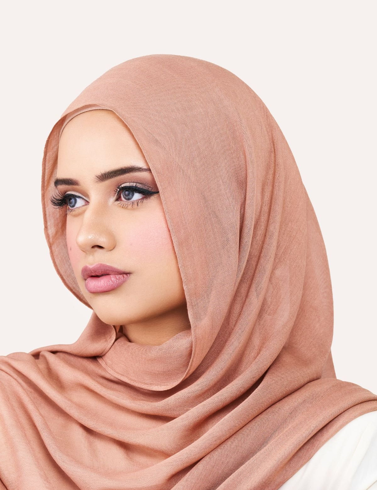 Bamboo Modal Hijab - Brick - LuxHijabs