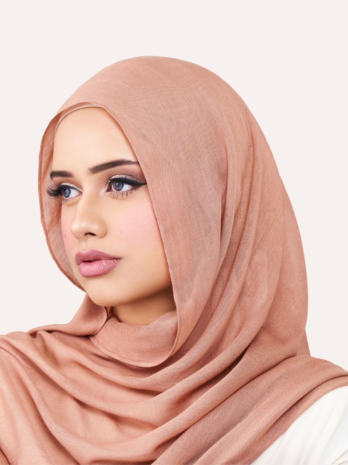 Bamboo Modal Hijab - Brick - LuxHijabs