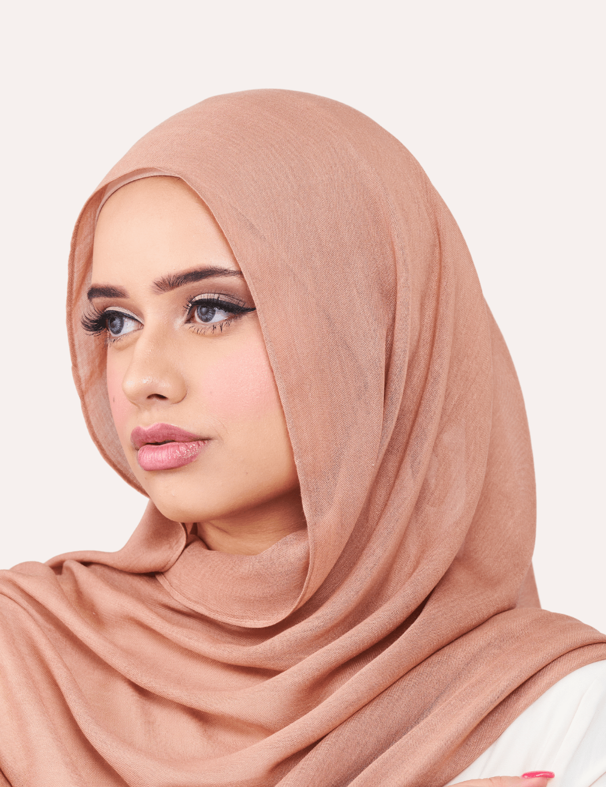 Bamboo Modal Hijab - Brick - LuxHijabs