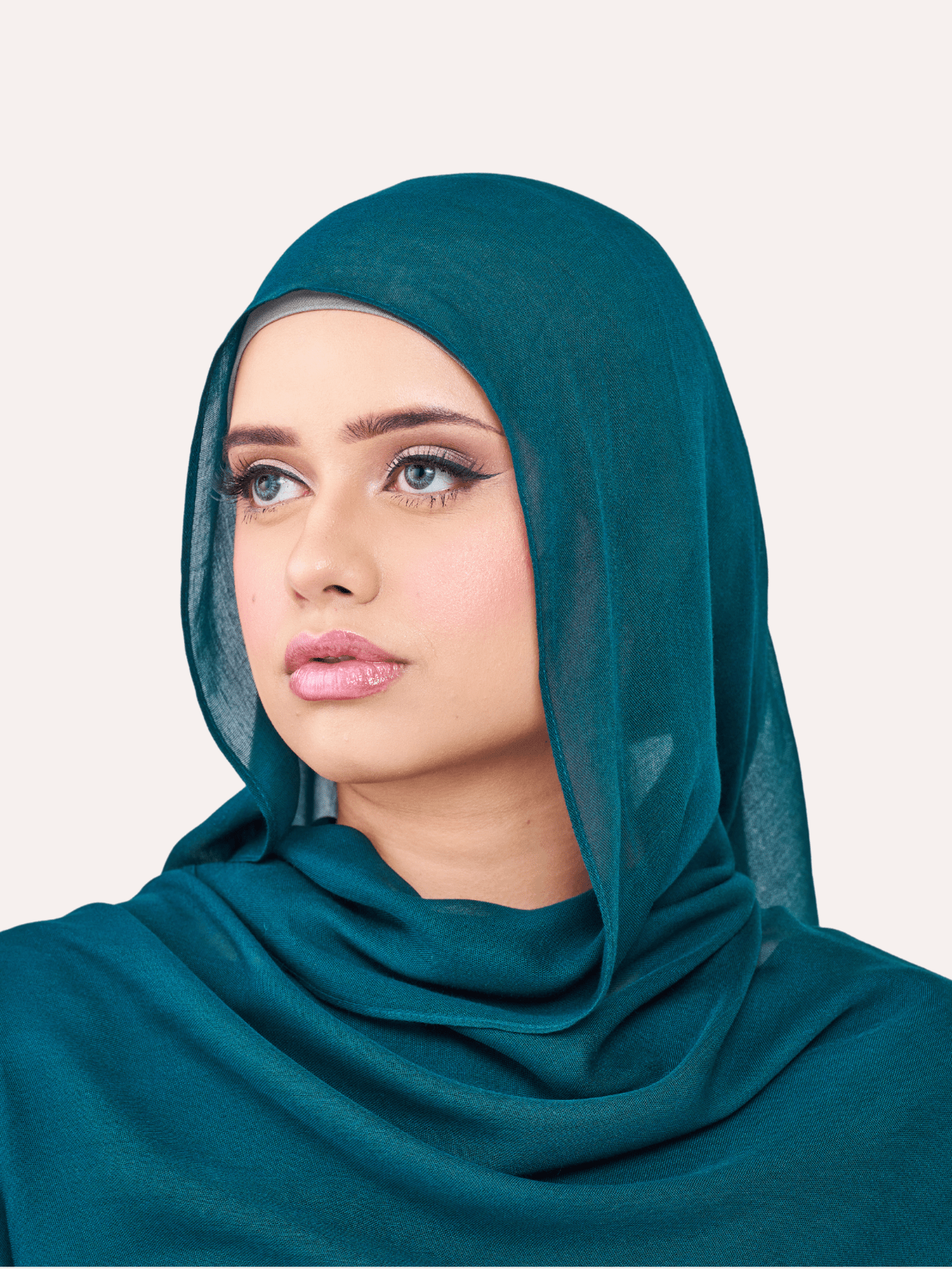 Bamboo Modal Hijab - Denim - LuxHijabs