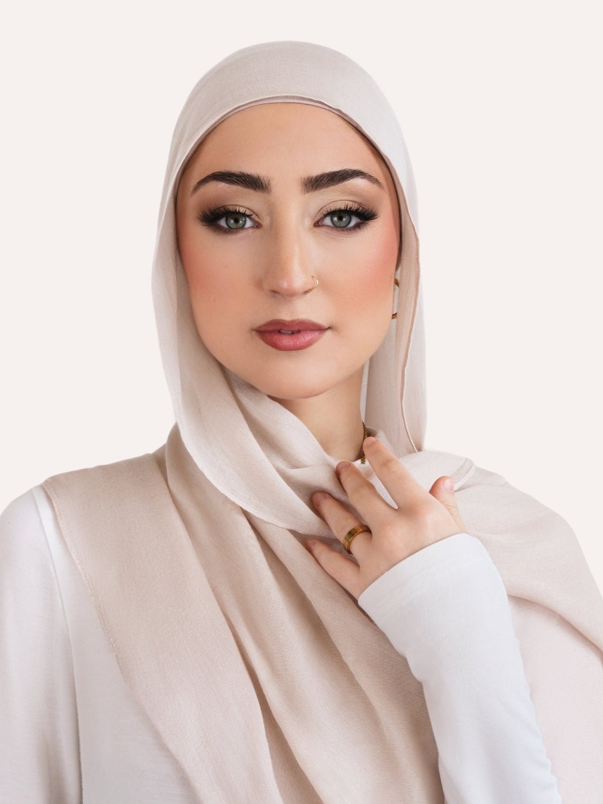 Bamboo Modal Hijab - Opal - LuxHijabs