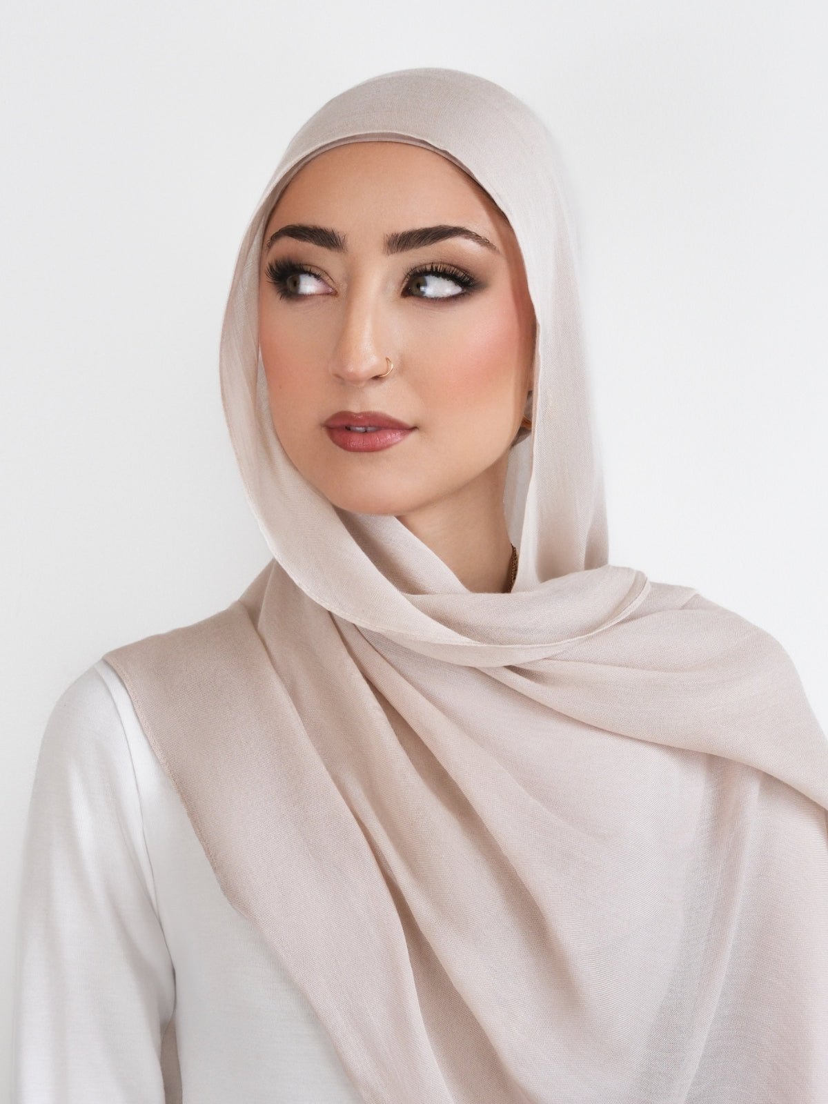 Bamboo Modal Hijab - Opal - LuxHijabs