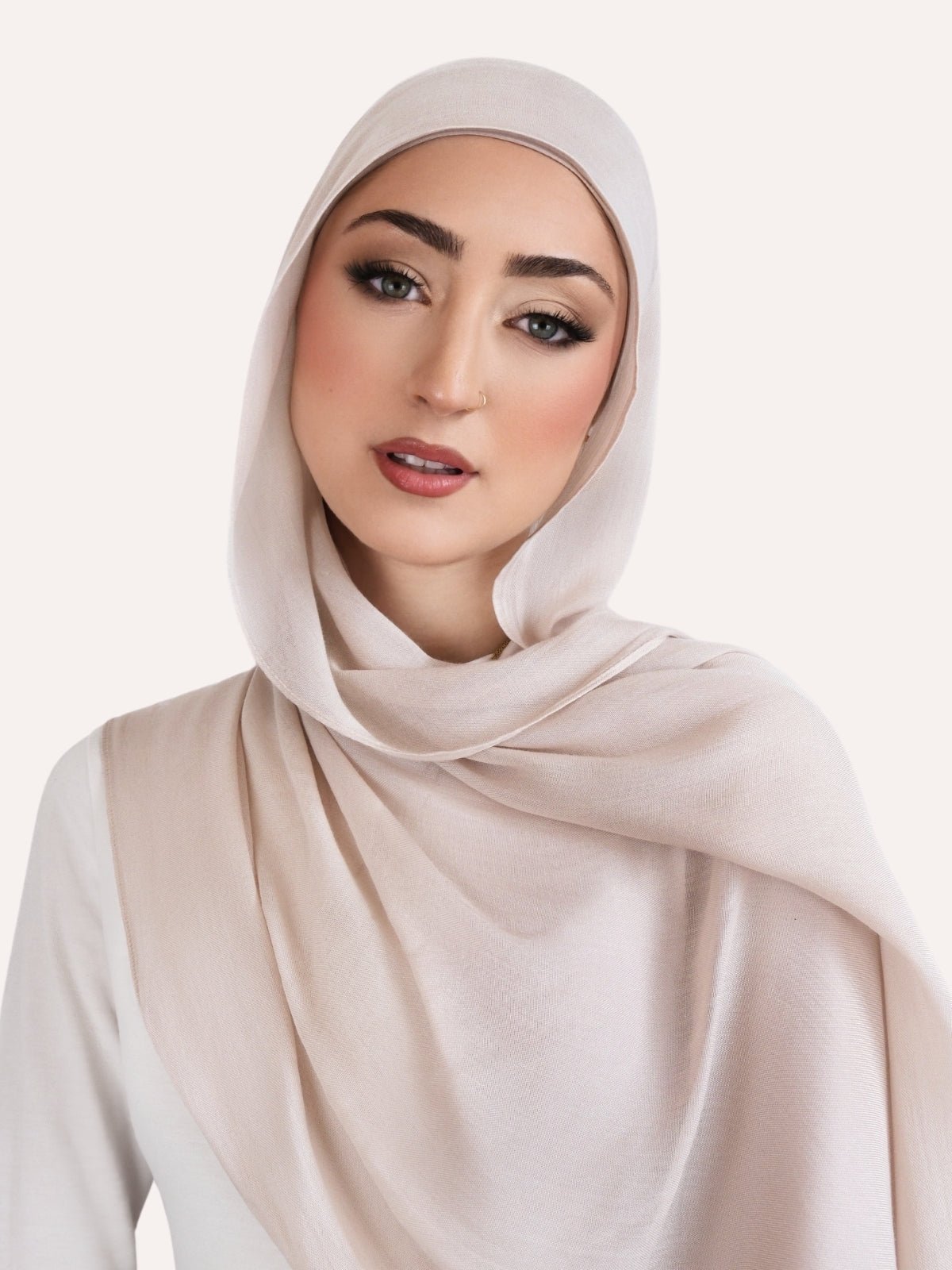 Bamboo Modal Hijab - Opal - LuxHijabs