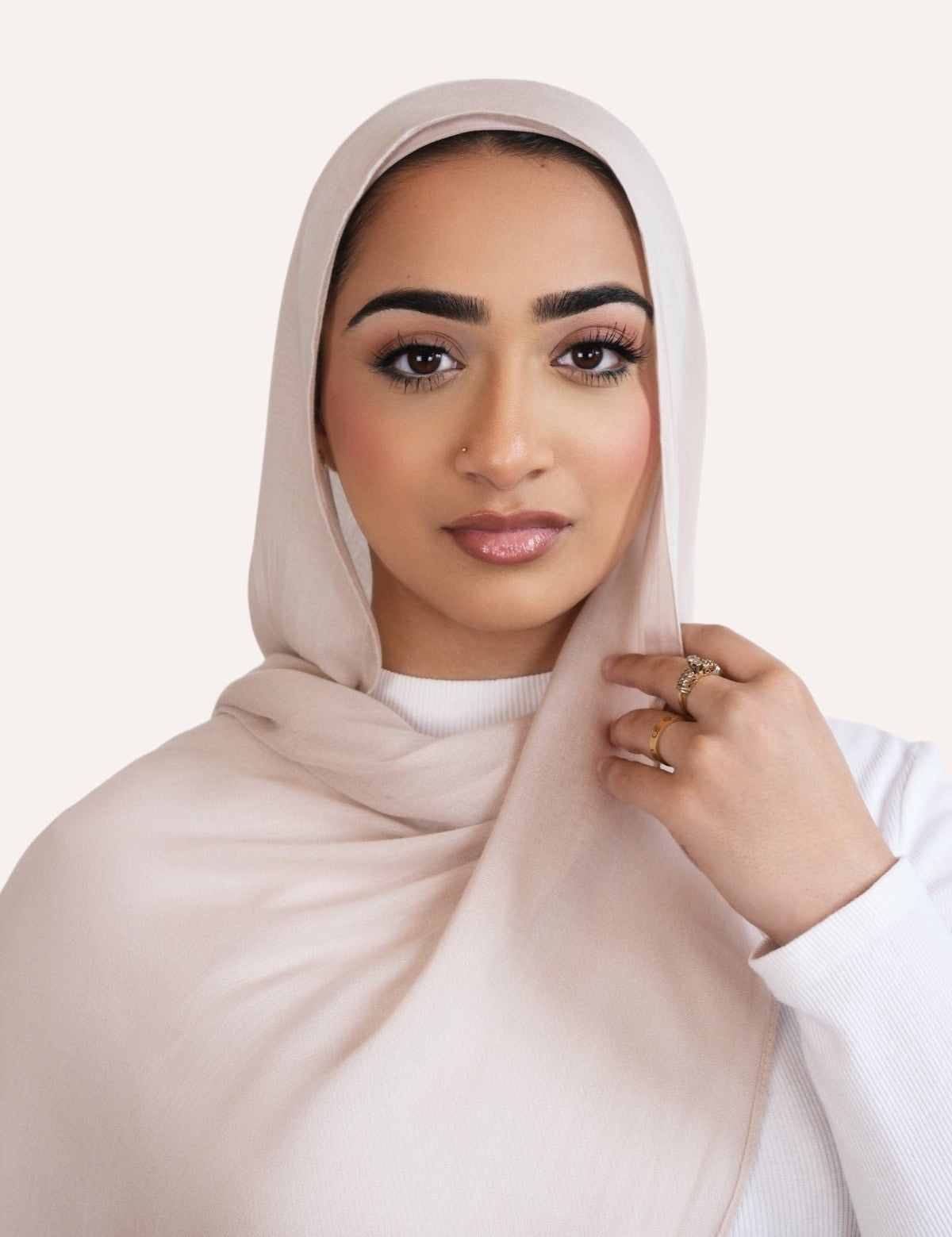 Bamboo Modal Hijab - Opal - LuxHijabs