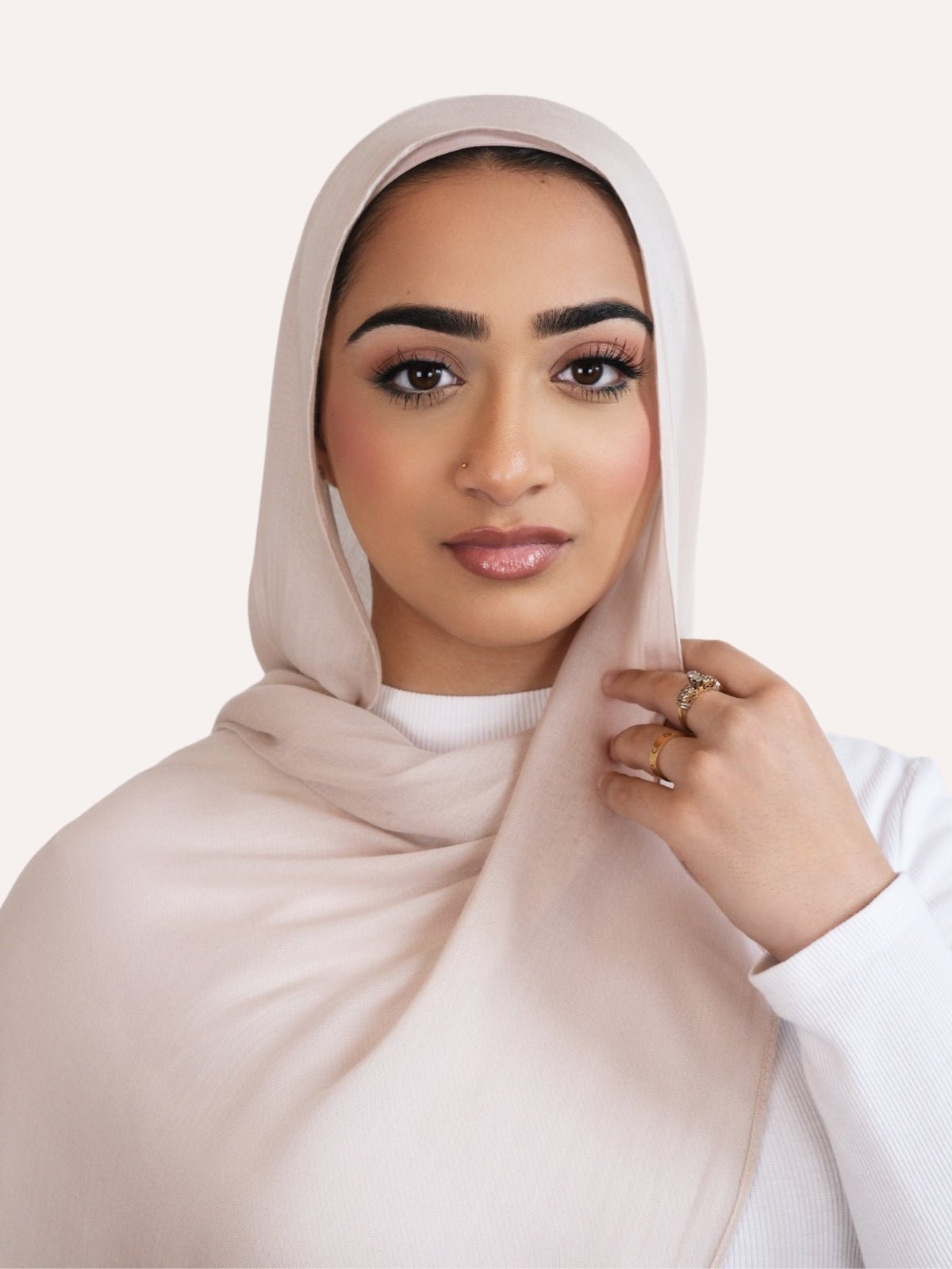 Bamboo Modal Hijab - Opal - LuxHijabs