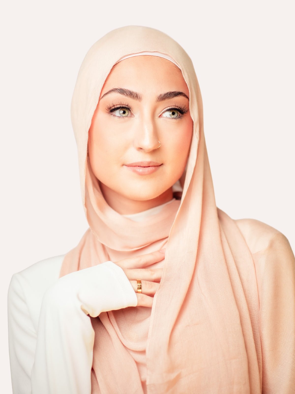 Bamboo Modal Hijab - Rose Quartz - LuxHijabs