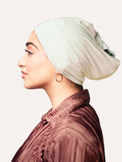 Tube Bamboo Clip - On Hijab Undercap Sage - LuxHijabs