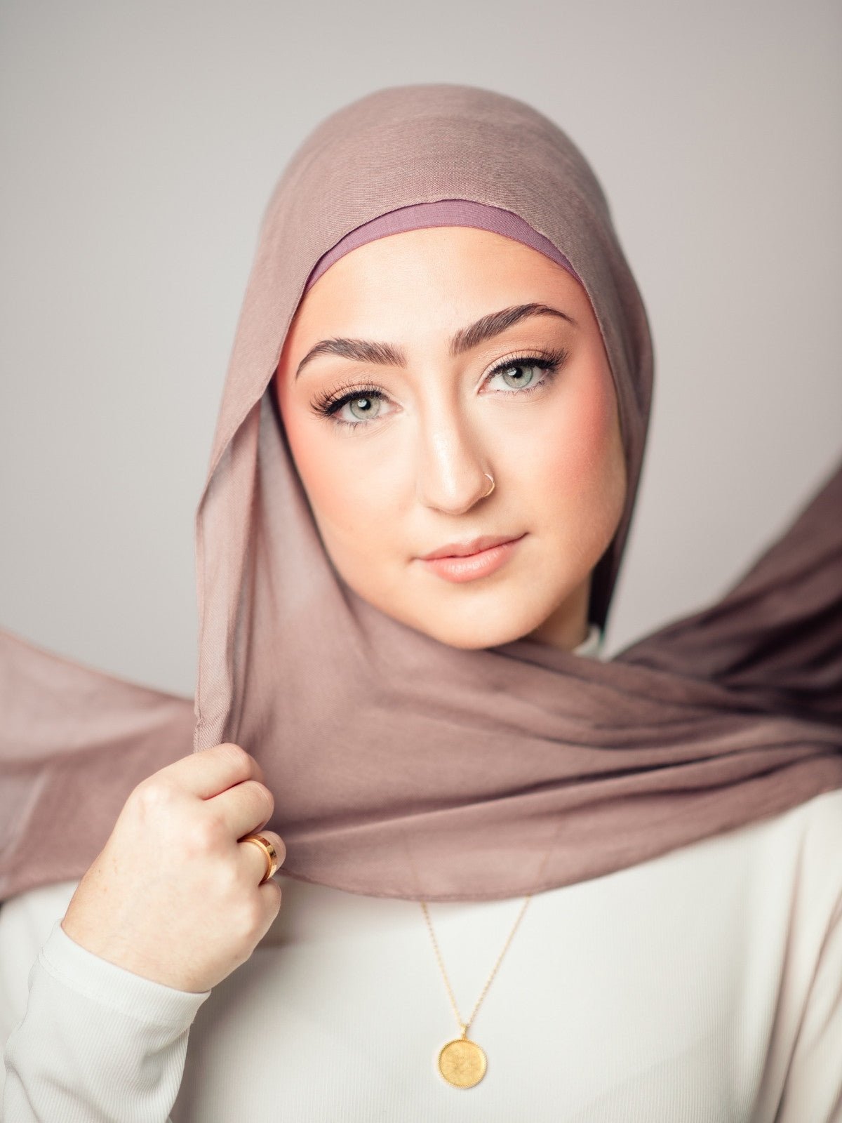 Bamboo Modal Hijab - Moonstone - LuxHijabs