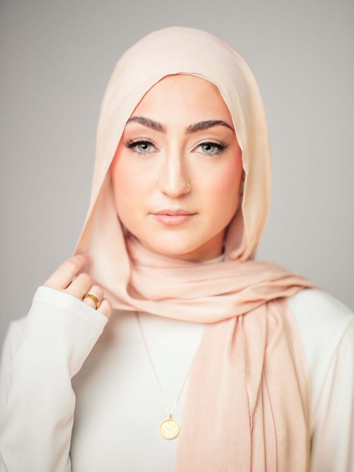 Bamboo Modal Hijab - Rose Quartz - LuxHijabs