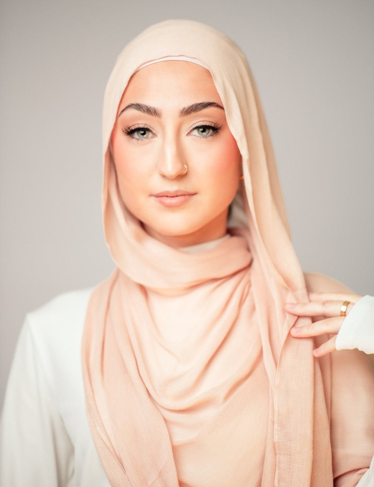 Bamboo Modal Hijab - Rose Quartz - LuxHijabs