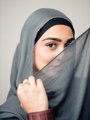 Bamboo Modal Hijab - Sapphire - LuxHijabs