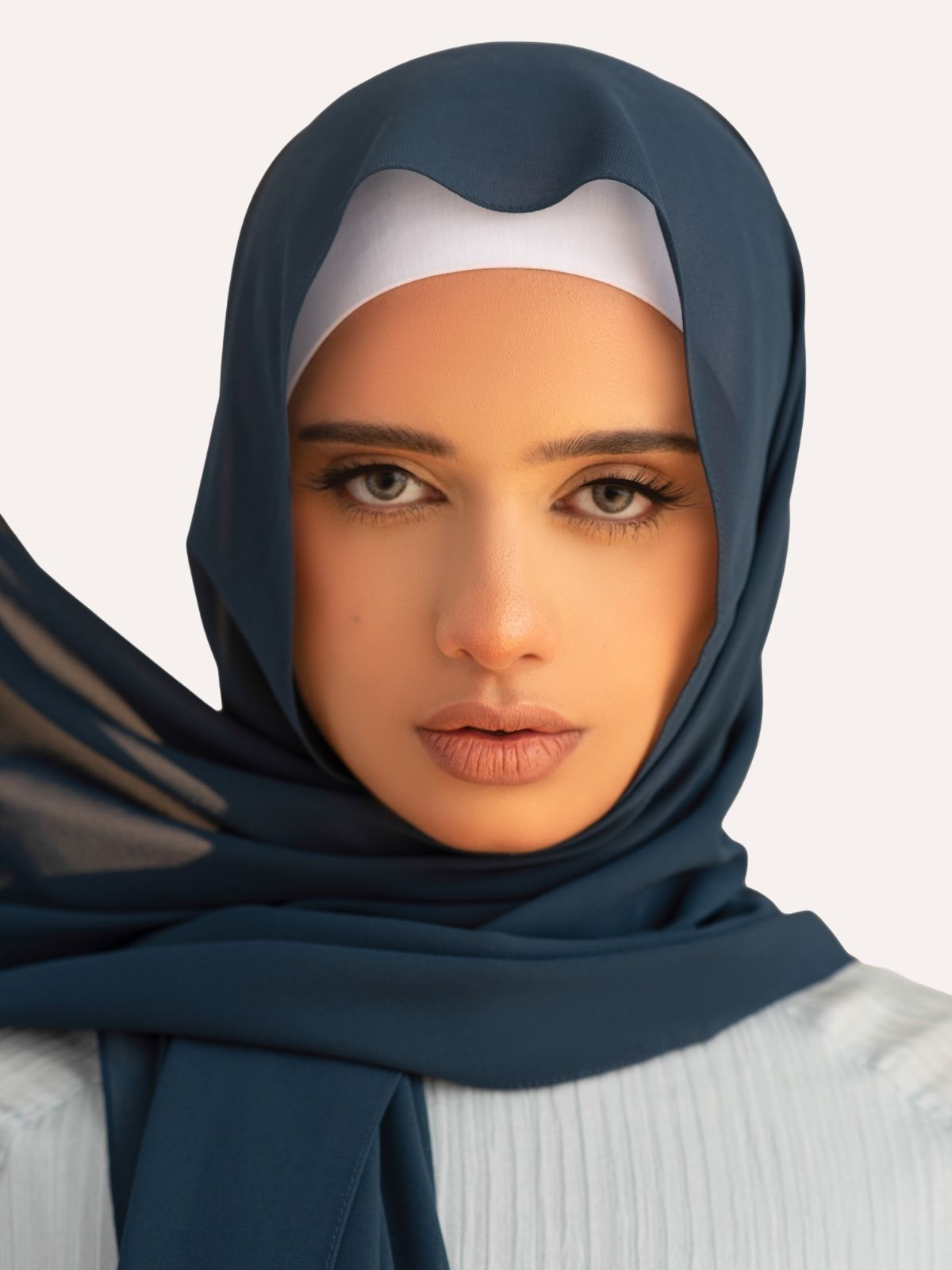 Essential Chiffon Hijab - Midnight Blue