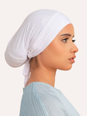 Lux Bamboo Clip-On Undercap White - LuxHijabs