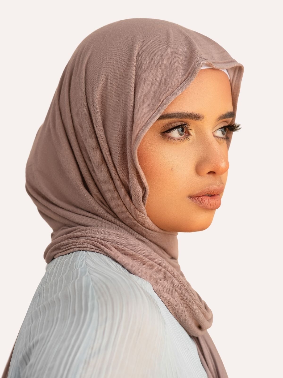 Luxe Jersey Hijab - Beige - LuxHijabs