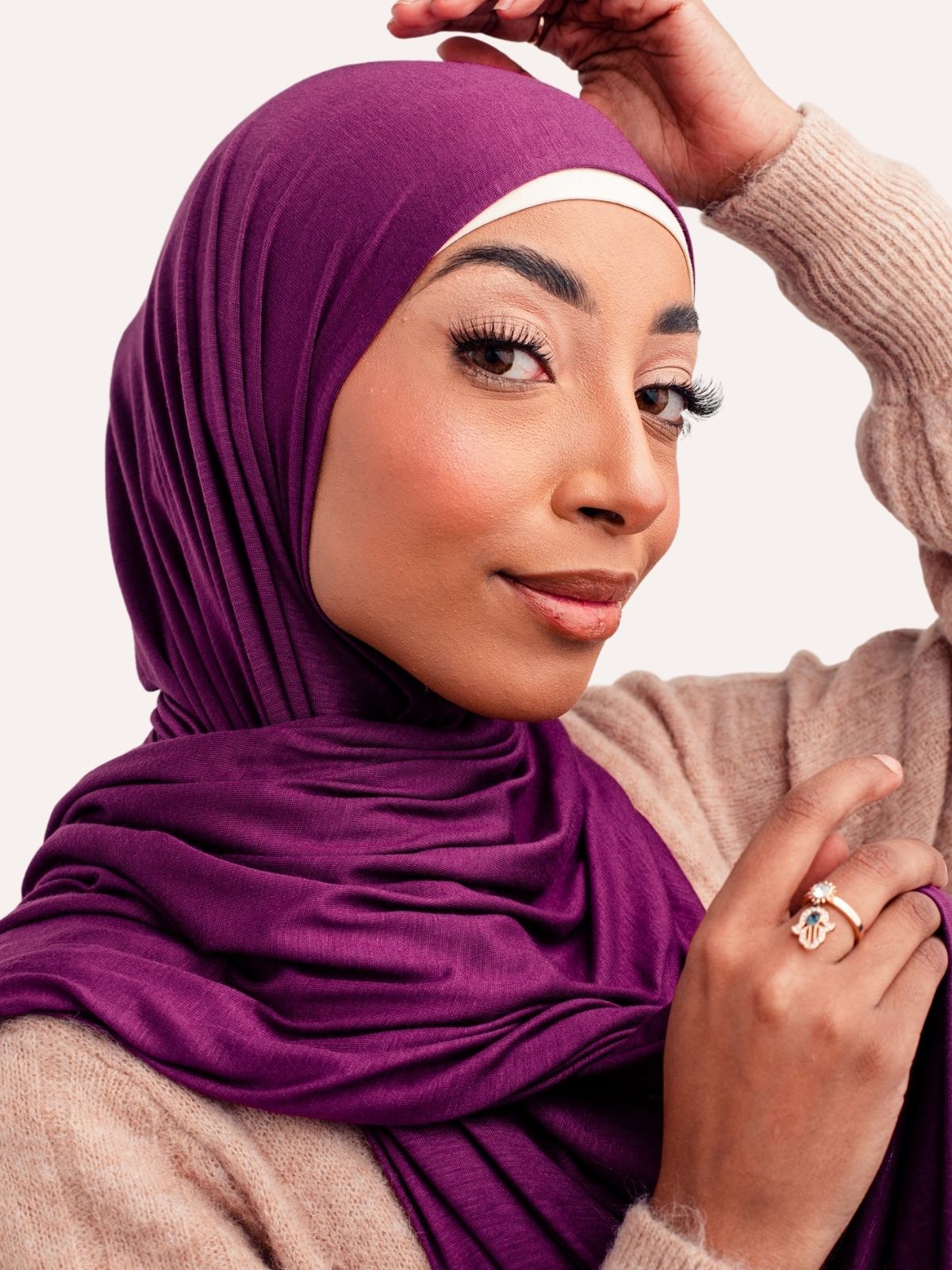 Luxe Jersey Hijab - Blush – LuxHijabs