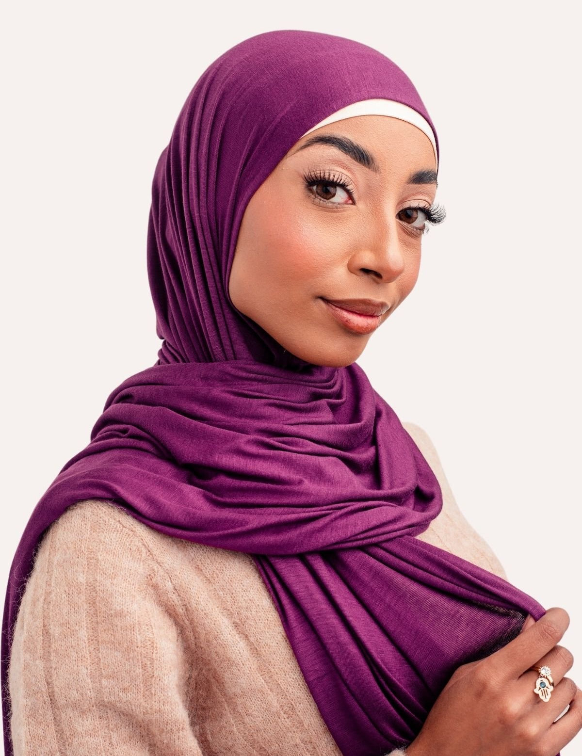 Luxe Jersey Hijab - Burnt Rose - LuxHijabs