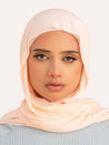 Luxe Jersey Hijab - Ecru - LuxHijabs