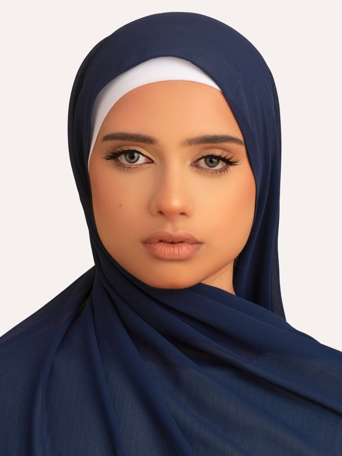 Premium Chiffon Hijab - Knight - LuxHijabs