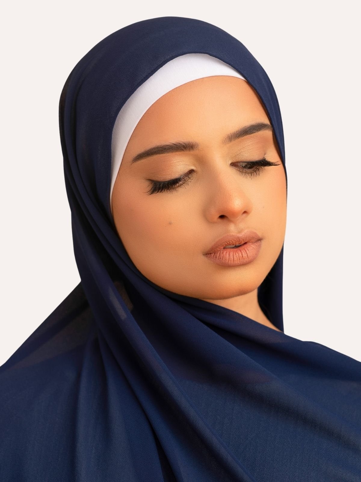 Premium Chiffon Hijab - Knight - LuxHijabs