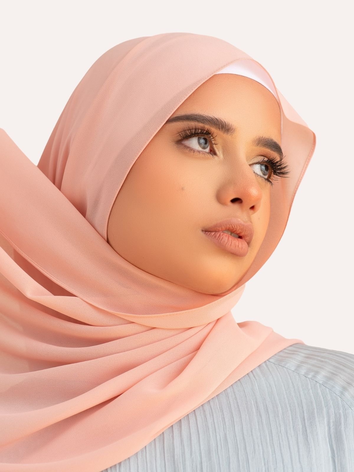 Premium Chiffon Hijab - Rosie - LuxHijabs