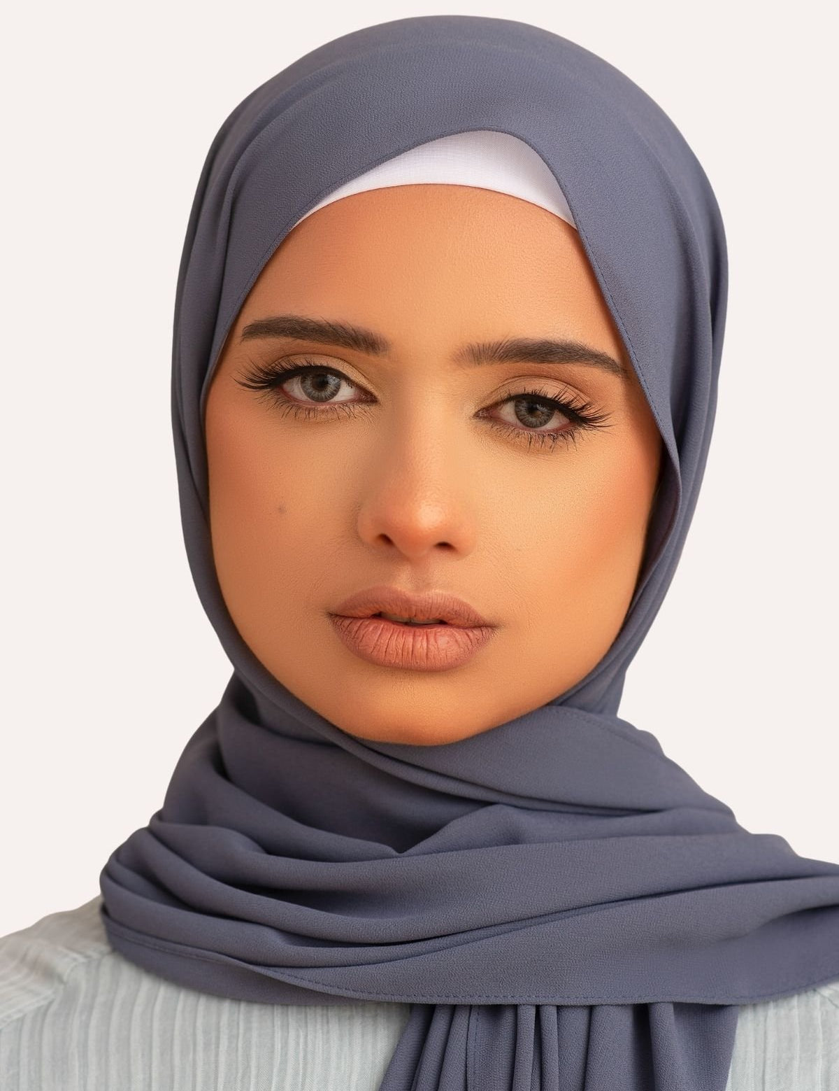 Premium Chiffon Hijab - Smoke - LuxHijabs