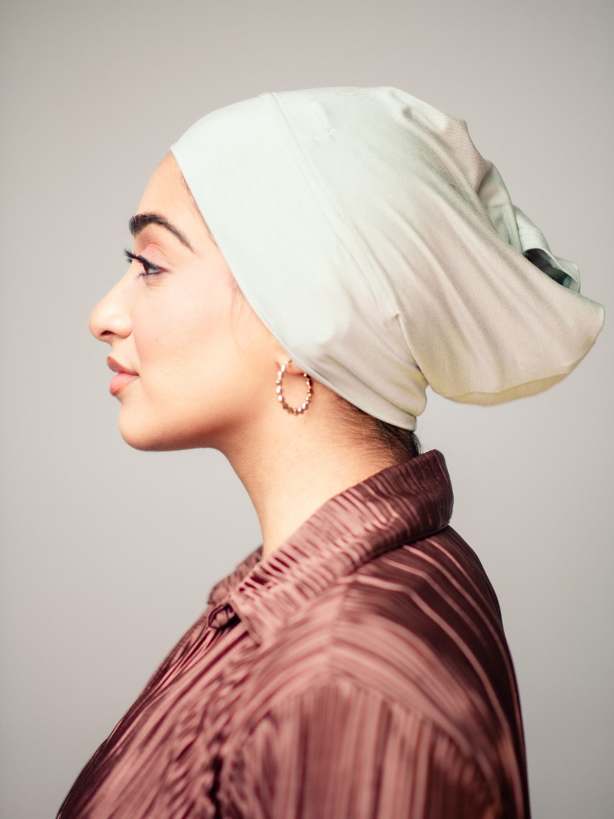 Tube Bamboo Clip-On Hijab Undercap Sage - LuxHijabs